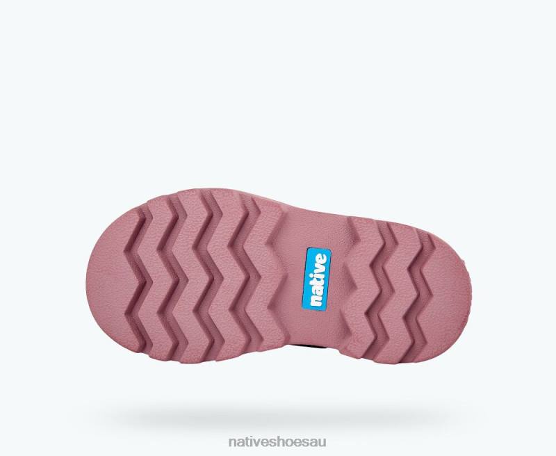 Footwear Native Shoes Kensington Treklite Glitter Pink Glitter/ Temple Pink Kids 4DD0253