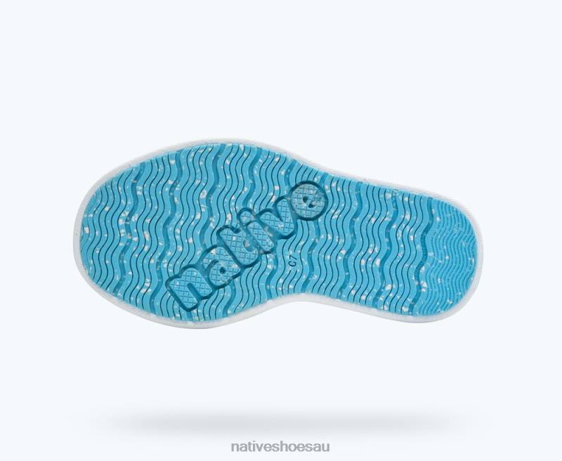 Footwear Native Shoes Howard Sugarlite Shell White/ Surfer Speckle Rubber Kids 4DD0238