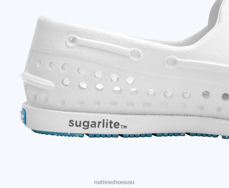 Footwear Native Shoes Howard Sugarlite Shell White/ Surfer Speckle Rubber Kids 4DD0238