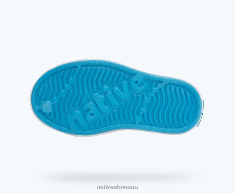 Footwear Native Shoes Jefferson Bling Coastal Maria Bling/ Shell White Kids 4DD0222