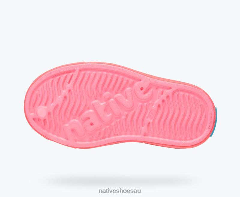 Footwear Native Shoes Jefferson Bling Floyd Bling/ Floyd Pink Kids 4DD0154
