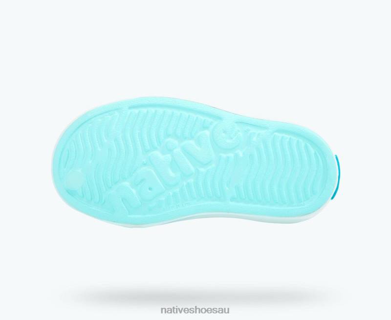 Footwear Native Shoes Jefferson Bling Piedmont Bling/ Shell White Kids 4DD0146