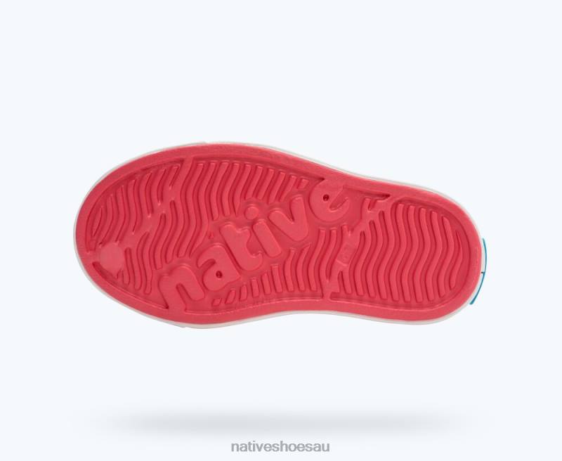 Footwear Native Shoes Jefferson Bling Starfish Dazzle Bling/ Shell White Kids 4DD0232
