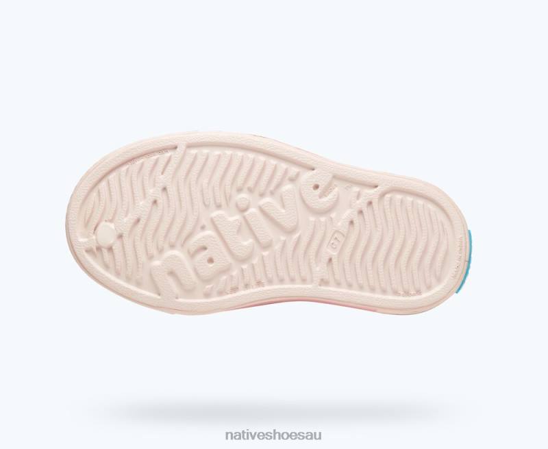 Footwear Native Shoes Jefferson Block Dust Pink/ Rose Circle Kids 4DD0241