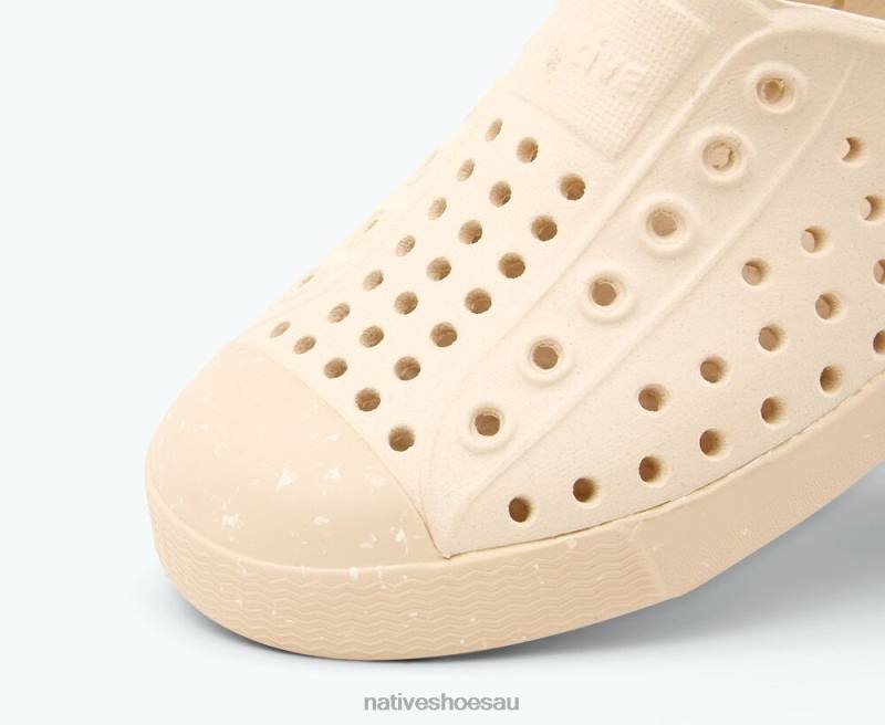 Footwear Native Shoes Jefferson Bloom Bone White/ Soy Beige/ Shell Speckles Kids 4DD0164