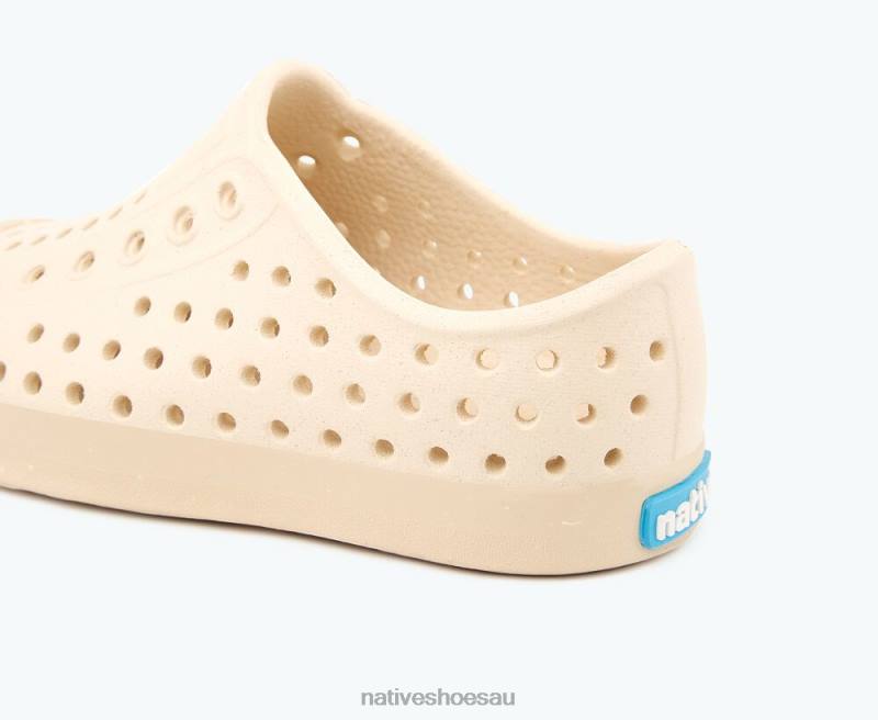 Footwear Native Shoes Jefferson Bloom Bone White/ Soy Beige/ Shell Speckles Kids 4DD0164