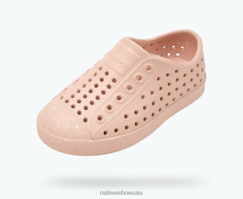 Footwear Native Shoes Jefferson Bloom Chameleon Pink/ Shell Speckles Kids 4DD0218