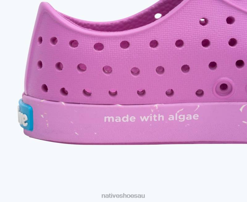 Footwear Native Shoes Jefferson Bloom Winterberry Pink/ Pink/ Shell Speckles Kids 4DD0190
