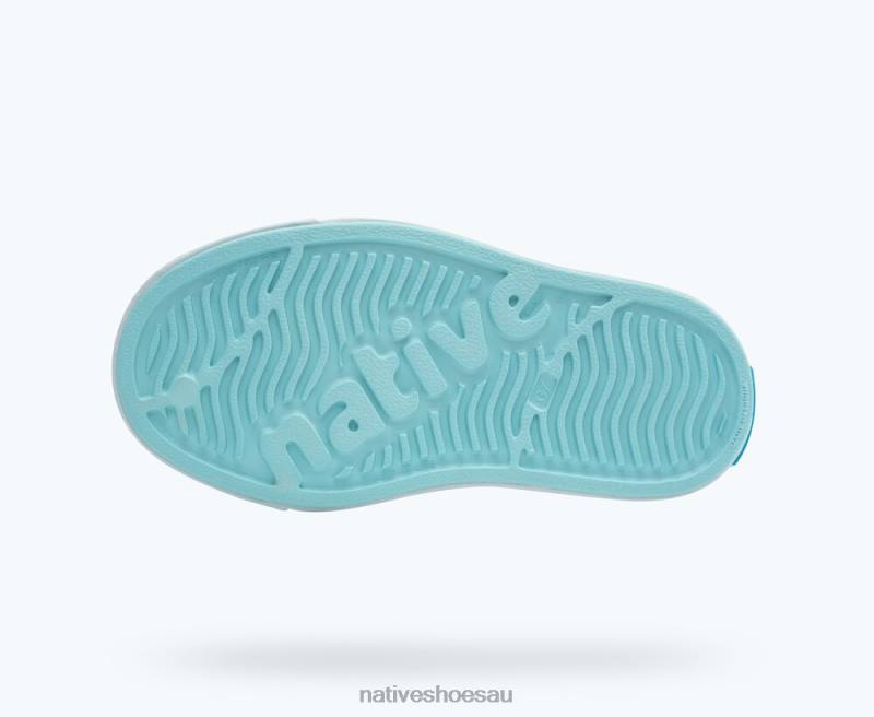 Footwear Native Shoes Jefferson Juniper Piedmont Blue/ Coastal Blue Kids 4DD0256