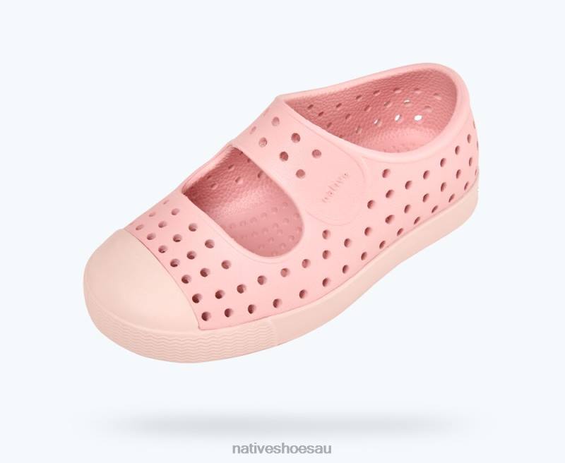 Footwear Native Shoes Jefferson Juniper Rose Pink/ Dust Pink Kids 4DD0214