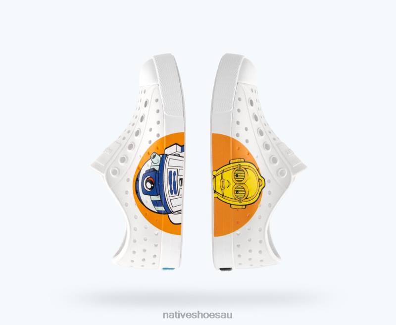 Footwear Native Shoes Jefferson Star Wars Block Shell White/ Droids BFF Kids 4DD0209
