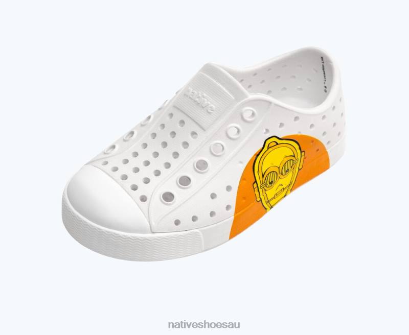 Footwear Native Shoes Jefferson Star Wars Block Shell White/ Droids BFF Kids 4DD0209