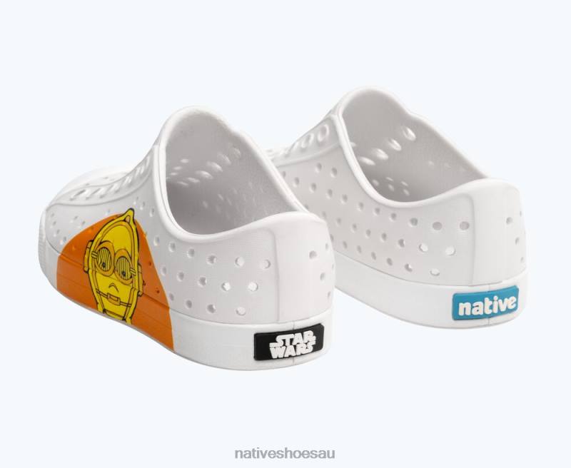 Footwear Native Shoes Jefferson Star Wars Block Shell White/ Droids BFF Kids 4DD0209