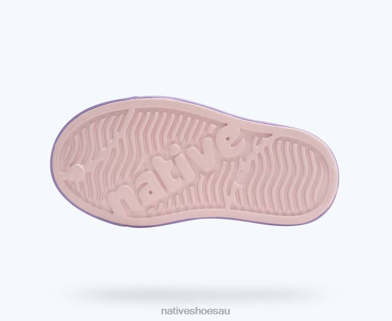 Footwear Native Shoes Jefferson Star Wars Print Milk Pink/ Healing Purple/ Mando AOP Kids 4DD0223