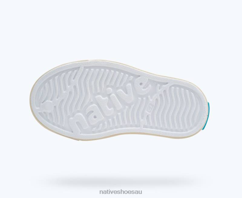 Footwear Native Shoes Jefferson Sugarlite Print Shell White/ Bone White/ Candy Safari Friends Kids 4DD0170