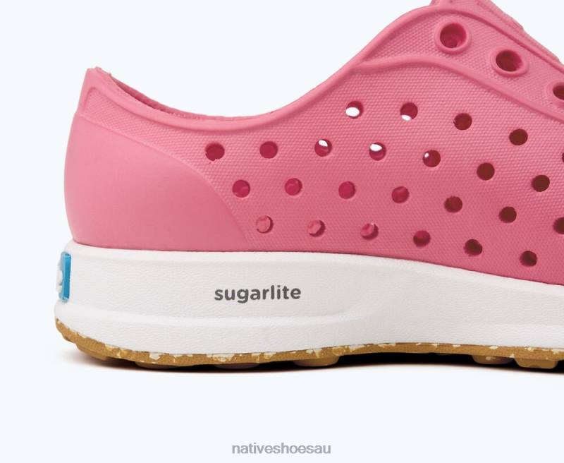 Footwear Native Shoes Robbie Sugarlite Hollywood Pink/ Shell White/ Mash Speckle Rubber Kids 4DD0181