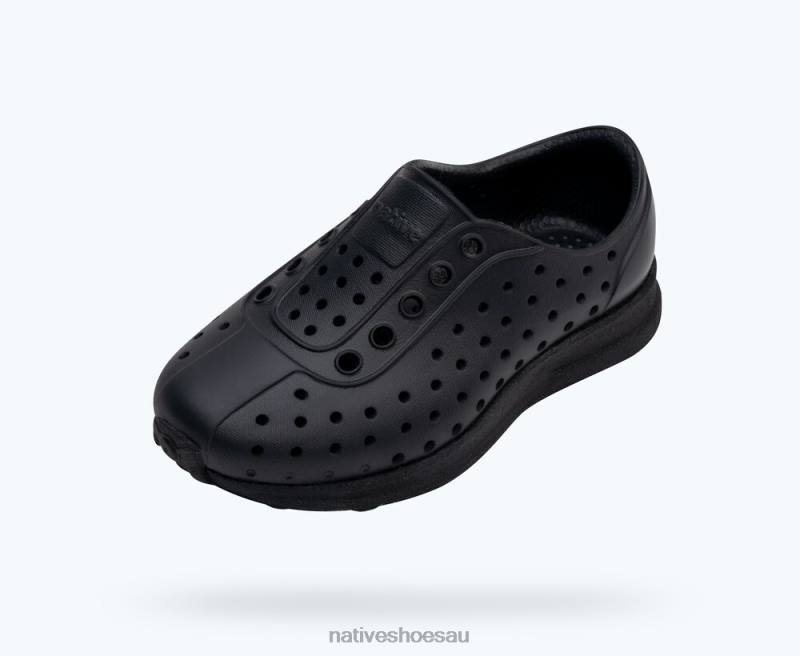 Footwear Native Shoes Robbie Sugarlite Jiffy Black/ Jiffy Speckle Rubber Kids 4DD0174