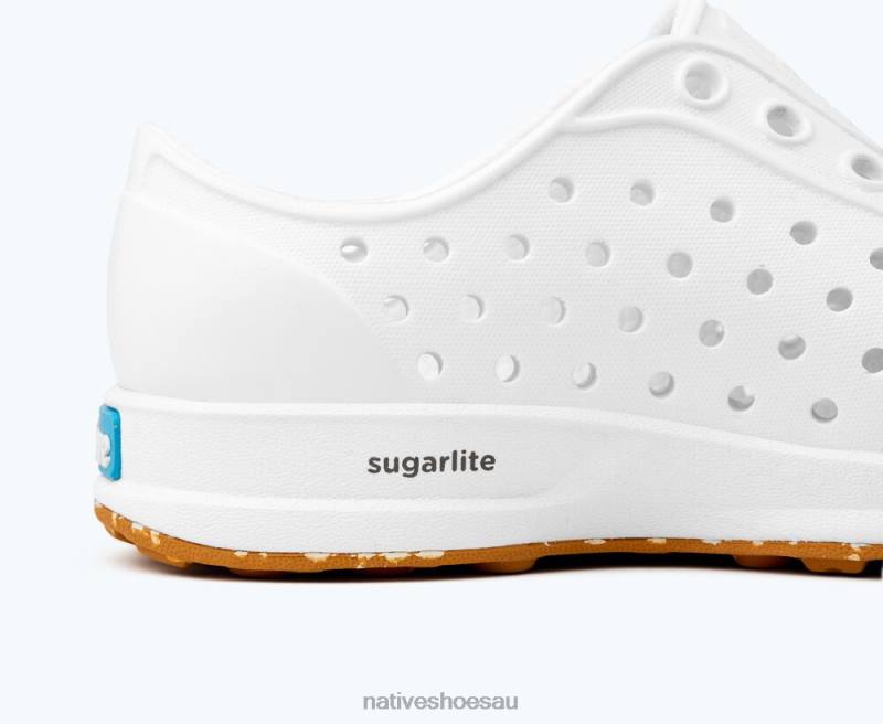 Footwear Native Shoes Robbie Sugarlite Shell White/ Mash Speckle Rubber Kids 4DD0183