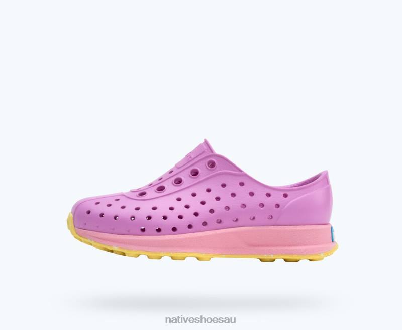Footwear Native Shoes Robbie Sugarlite Winterberry Pink/ Princess Pink/ Morning Speckle Rubber Kids 4DD0201