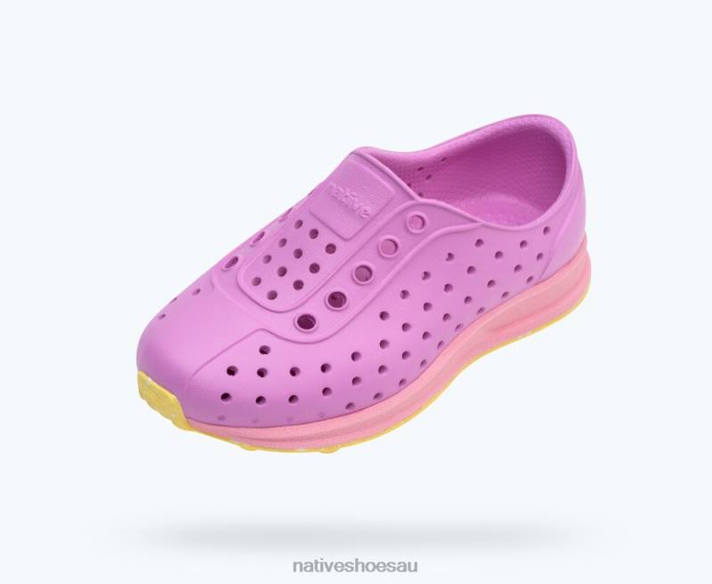 Footwear Native Shoes Robbie Sugarlite Winterberry Pink/ Princess Pink/ Morning Speckle Rubber Kids 4DD0201
