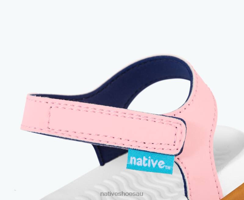 Footwear Native Shoes Charley Princess Pink/ Shell White/ Toffee Brown Kids 4DD097