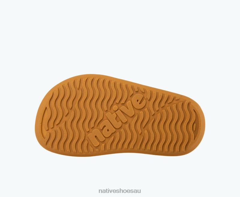 Footwear Native Shoes Charley Regatta Blue/ Shell White/ Toffee Brown Kids 4DD099