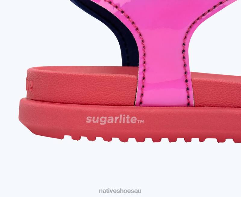 Footwear Native Shoes Charley Sugarlite Hologram Dazzle Hologram/ Dazzle Pink Kids 4DD0103