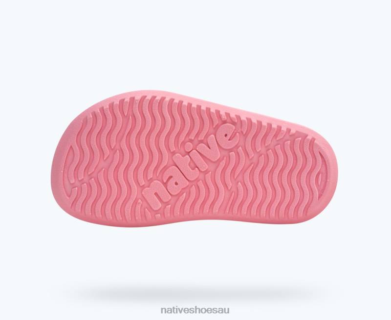 Footwear Native Shoes Charley Sugarlite Print Princess Pink/ Pastel Tie Dye Kids 4DD0110