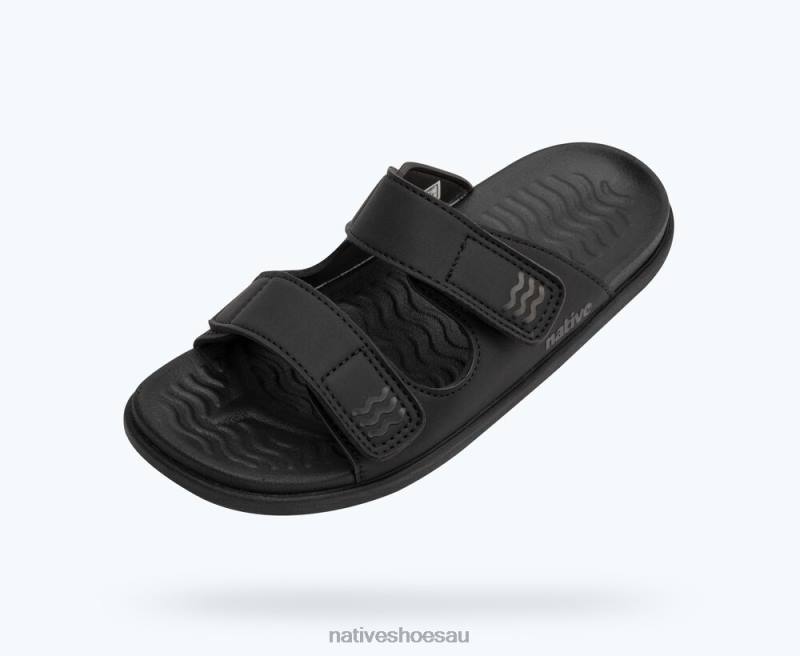 Footwear Native Shoes Frankie Sugarlite Junior Jiffy Black Kids 4DD087