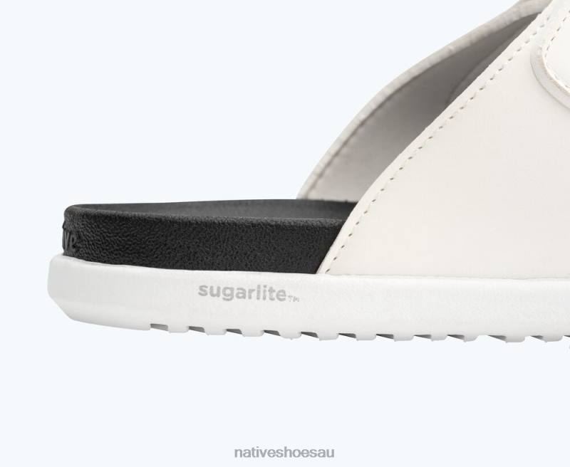 Footwear Native Shoes Frankie Sugarlite Junior Shell White/ Jiffy Black Kids 4DD088