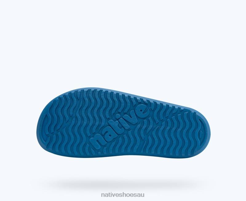 Footwear Native Shoes Frankie Sugarlite Junior Sky Blue/ Vallarta Blue/ Princess Gone Bananas Straps Kids 4DD090