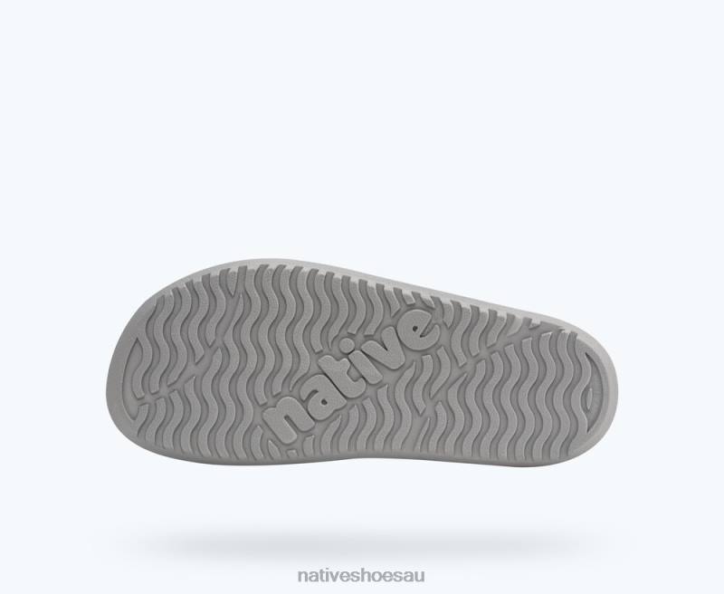 Footwear Native Shoes Frankie Sugarlite Junior Tea Green/ Pigeon Grey/ Chartreuse Trip Straps Kids 4DD094