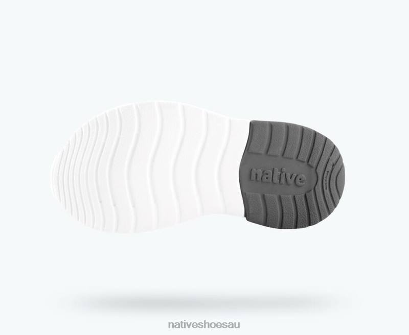 Footwear Native Shoes Phoenix Pigeon Grey/ Dublin Grey/ Shell White Kids 4DD0200