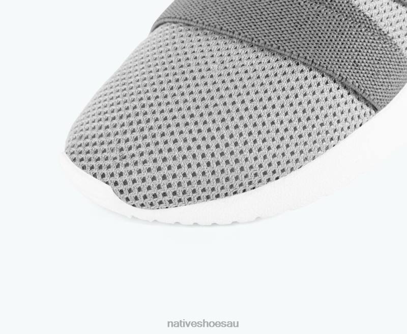Footwear Native Shoes Phoenix Pigeon Grey/ Dublin Grey/ Shell White Kids 4DD0200