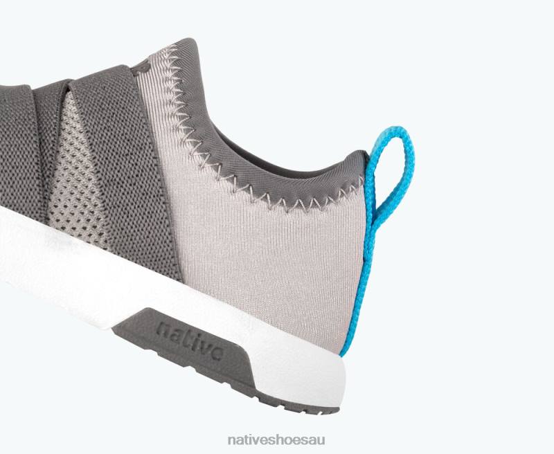 Footwear Native Shoes Phoenix Pigeon Grey/ Dublin Grey/ Shell White Kids 4DD0200