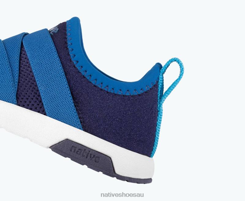 Footwear Native Shoes Phoenix Regatta Blue/ Victoria Blue/ Shell White Kids 4DD0252
