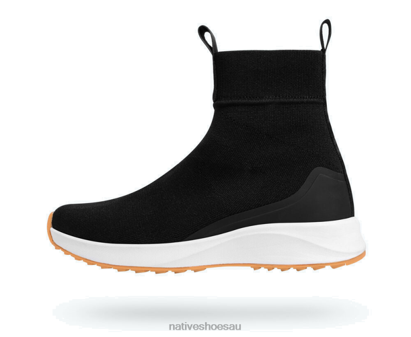 Footwear Native Shoes Nova Hydroknit Jiffy Black/ Shell White/ Natural Rubber Men 4DD013