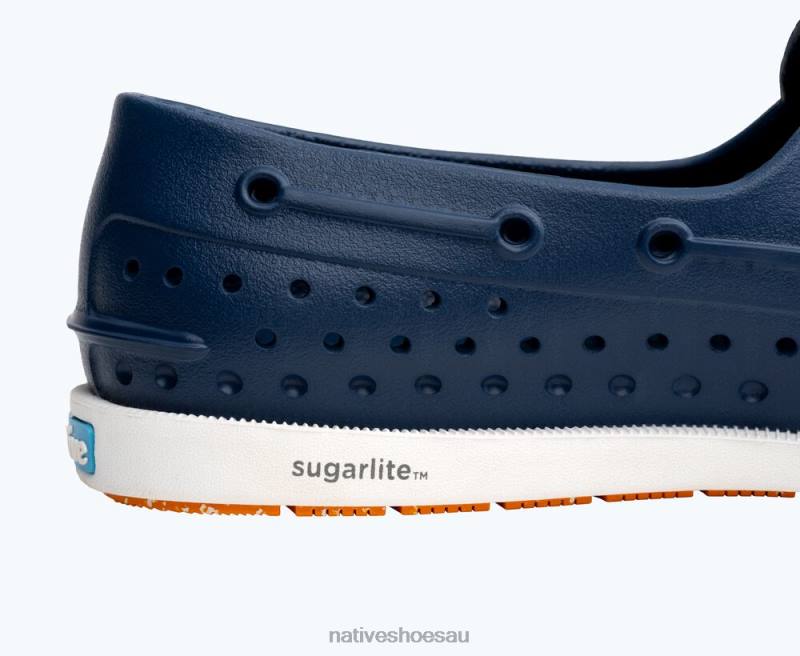 Footwear Native Shoes Howard Sugarlite Frontier Blue/ Shell White/ Foxtail Speckle Rubber Men 4DD023