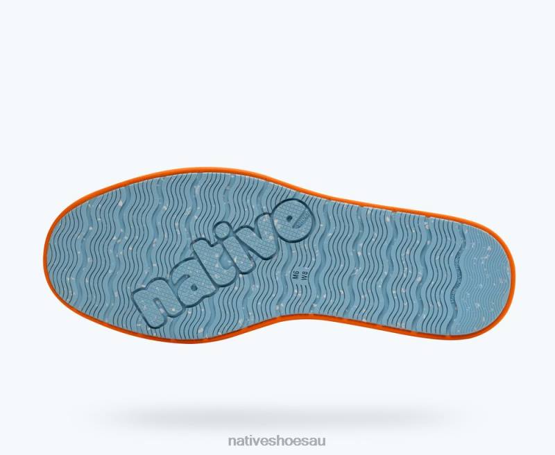 Footwear Native Shoes Howard Sugarlite Papaya Orange/ City Orange/ Sky Speckle Rubber Men 4DD033