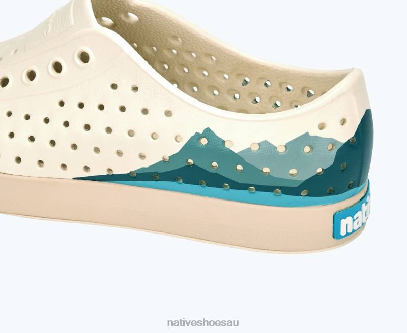 Footwear Native Shoes Jefferson Block Bone White/ Soy Beige/ Folio Mountain Block Men 4DD066