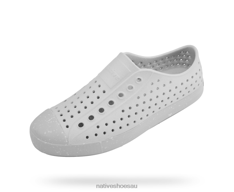 Footwear Native Shoes Jefferson Bloom Mist Grey/ Shell Speckles Men 4DD017