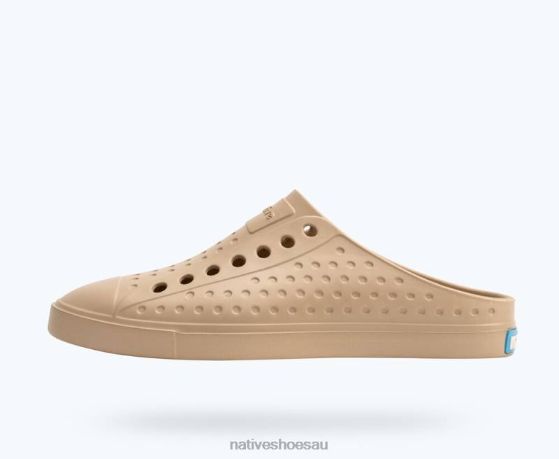 Footwear Native Shoes Jefferson Clog Sugarlite Flax Tan Men 4DD014