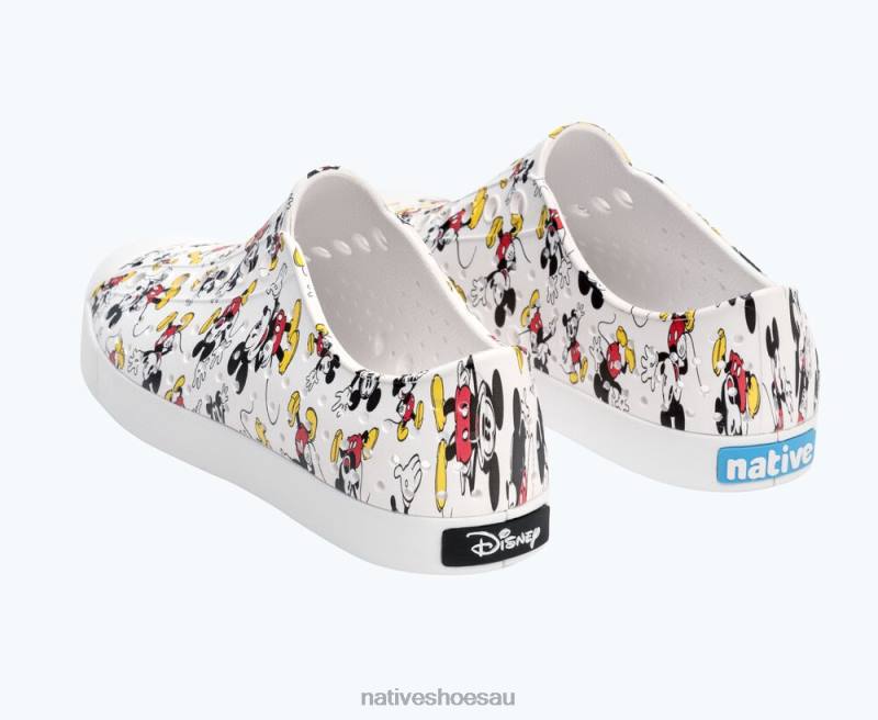 Footwear Native Shoes Jefferson Disney Print Shell White/ Mickey All Over Print Men 4DD067