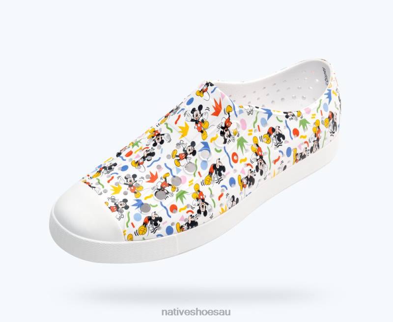 Footwear Native Shoes Jefferson Disney Print Shell White/ Rad Mickey Men 4DD071