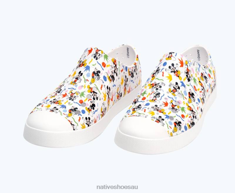 Footwear Native Shoes Jefferson Disney Print Shell White/ Rad Mickey Men 4DD071