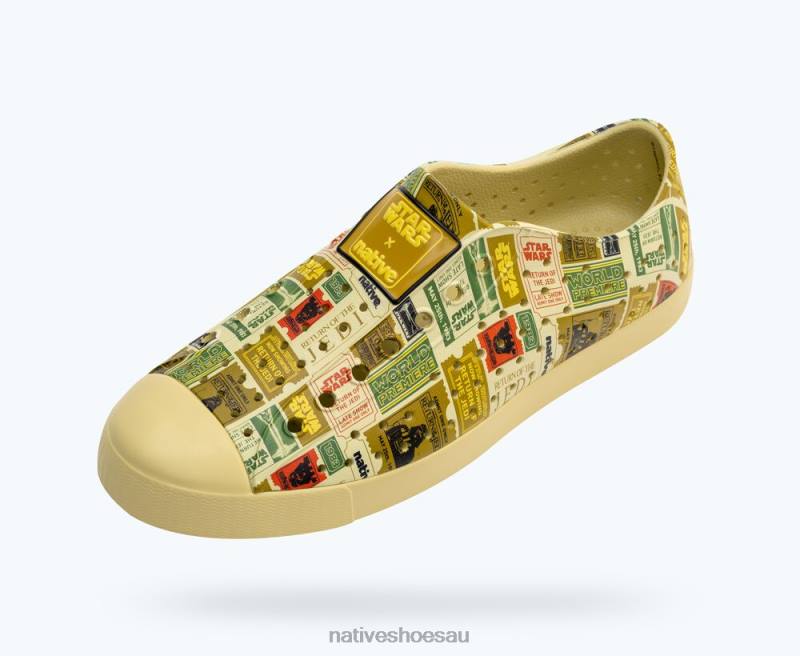 Footwear Native Shoes Jefferson Star Wars Print Dry Beige/ Return Of The Jedi AOP Men 4DD027