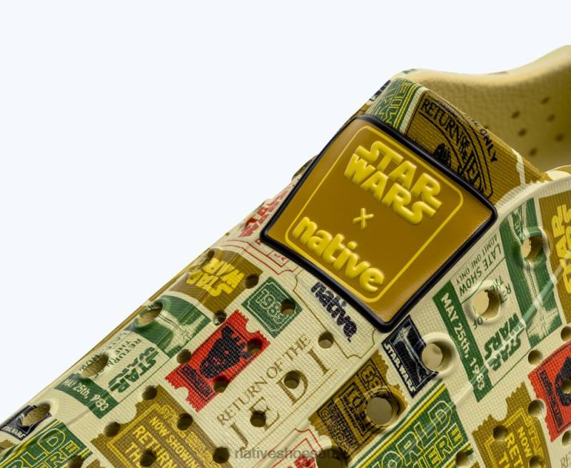Footwear Native Shoes Jefferson Star Wars Print Dry Beige/ Return Of The Jedi AOP Men 4DD027