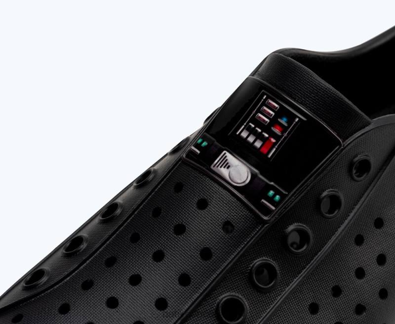 Footwear Native Shoes Jefferson Star Wars Print Jiffy Black/ Gravity Grey/ Darth Vader Men 4DD026