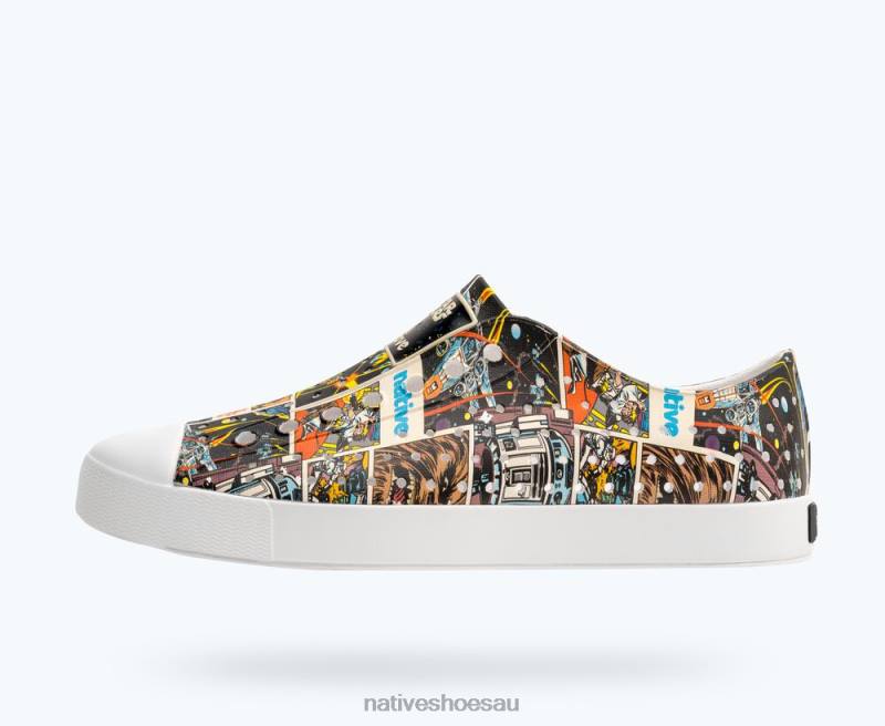 Footwear Native Shoes Jefferson Star Wars Print Shell White/ Comic Multi AOP Men 4DD028