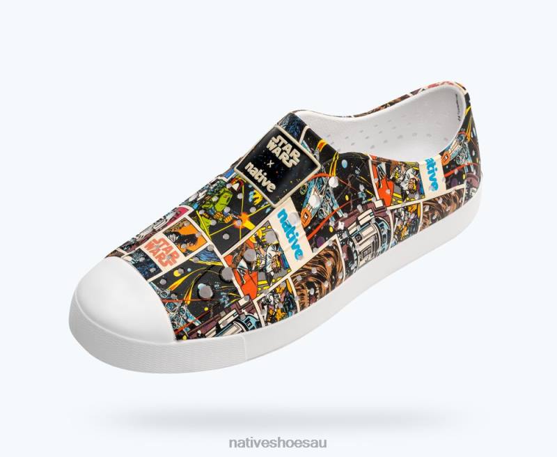 Footwear Native Shoes Jefferson Star Wars Print Shell White/ Comic Multi AOP Men 4DD028